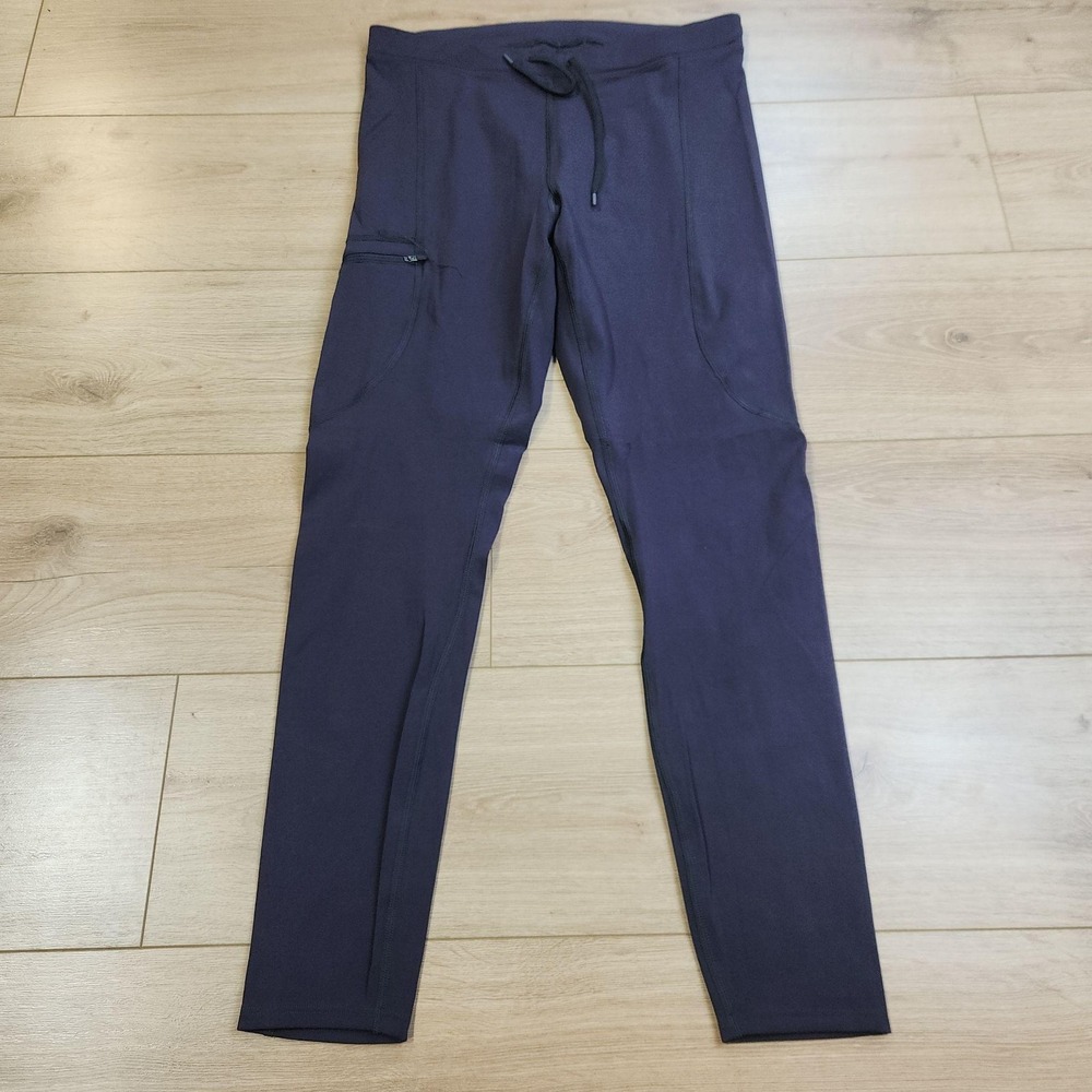 Stio Leggings Womens Medium Compression Leggings Zip Pocket Running Athletic